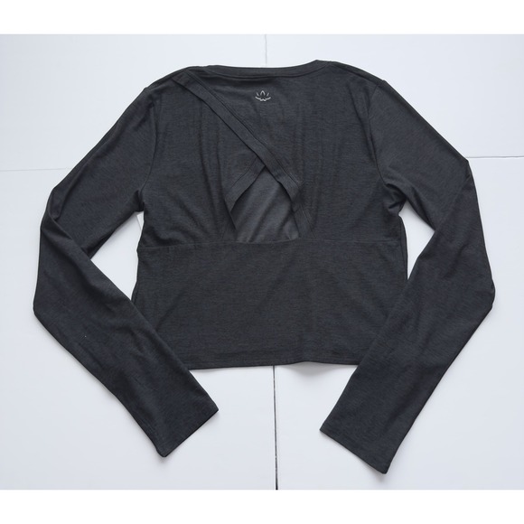 Lot of 2 NWT Beyond Yoga Performance Knit Overlap Back Cropped Pullover Size XL - Picture 14 of 15